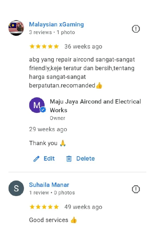 servis aircond port klang testimoni 3